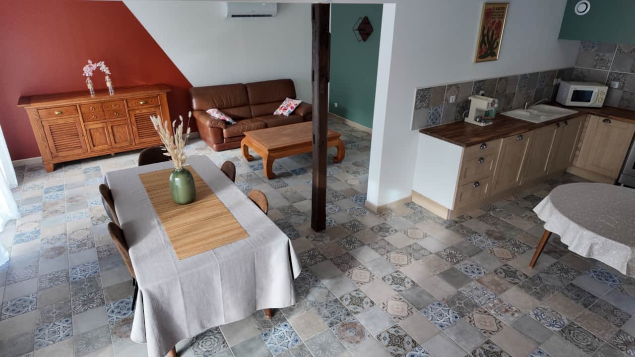 Intérieur du Gîte Mexique — Climatisé